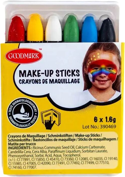 6 crayons de maquillage 