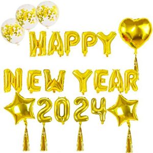 Party Deco Kit HAPPY NEW YEAR or (35 pieces)