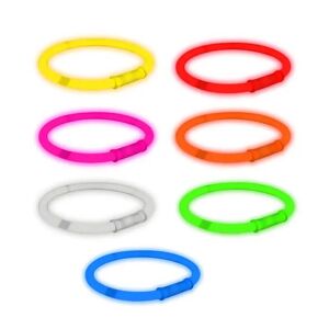 PARTYPRO Bracelet Fluo Multicolore - Lot de 100