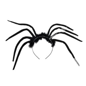 Linder Serre-tete araignee noire avec fourrure