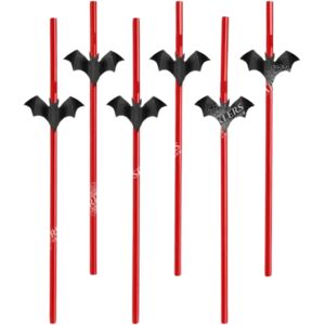 Linder Lot de 6 pailles d'Halloween