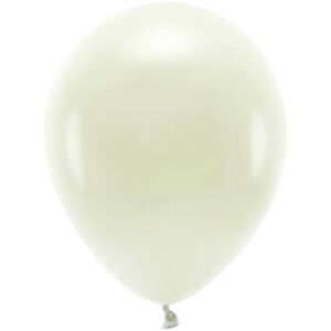 Party Deco Lot de 100 Ballons de Baudruche Pastel Biodegradable Creme