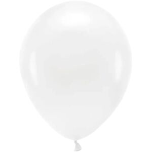 Party Deco Lot de 100 Ballons de Baudruche Biodegradable Blancs