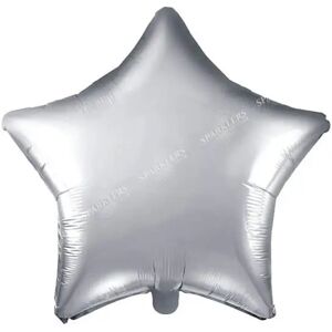 party deco Ballon Étoile metallique Argent 48cm