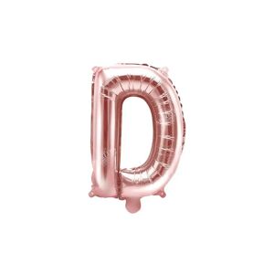 Party Deco Ballon Lettre D Or Rose - 35cm