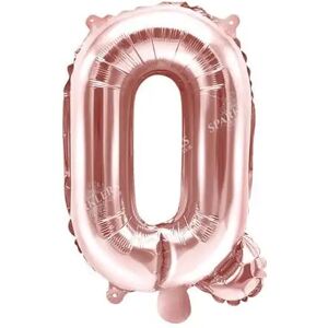 Party Deco Ballon Lettre Q Or Rose - 35cm