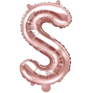 Party Deco Ballon Lettre S Or Rose - 35cm