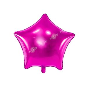 party deco Ballon Étoile metallique Rose fonce 48cm