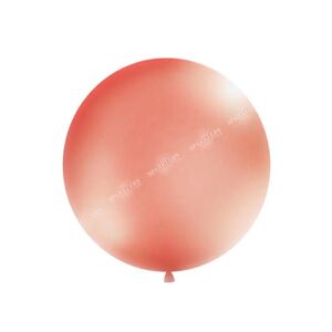 Party Deco Ballon geant 100cm Or Rose Metallique