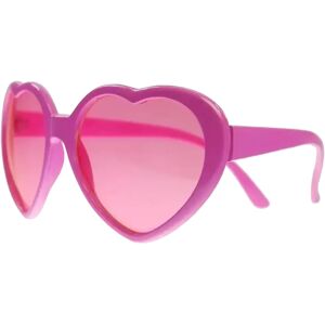 Party Deco Lunettes Roses Forme Coeur