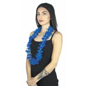 PARTY PRO Collier Hawaïen a Fleurs Bleu
