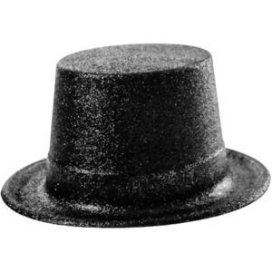 PARTY PRO Chapeau Haut de forme Paillette Noir