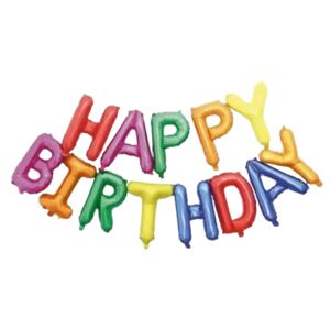 Party Pro Ballon Geant Happy Birthday 340x35cm Multicolore