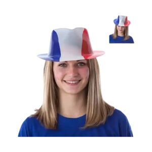 PARTY PRO Chapeau Bleu Blanc Rouge Borsalino PVC