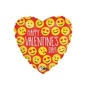 Grabo Ballon Coeur Happy Valentine's Day 45cm