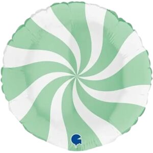 Grabo Ballon Aluminium Sucette Blanc et Vert Mat 46cm