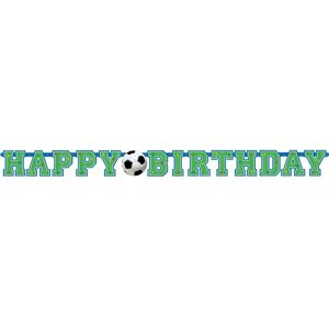 Amscan Guirlande en papier Happy Birthday Football 130x10cm