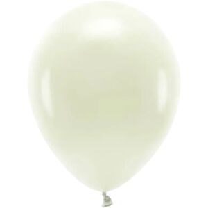 Party Deco Lot de 10 Ballons de Baudruche Biodegradable Creme