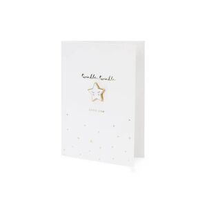 PARTY DECO CARTE LITTLE STAR GOLD 