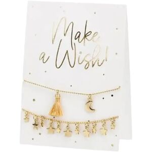 PARTY DECO CARTE AVEC BRACELETS MAKE A WISH !