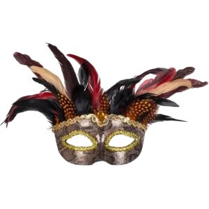 Boland Masque Venitien a Plumes et Motif Serpent