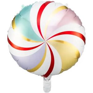 party deco  Ballon Candy Metallise - Aluminium - 35cm