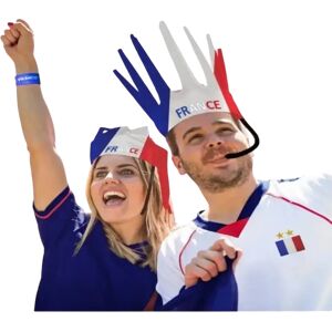 PARTY PRO COURONNE AVEC SIFFLET - FRANCE - BLEU BLANC ROUGE