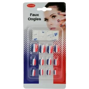 FAUX ONGLES - BLEU BLANC ROUGE - FRANCE