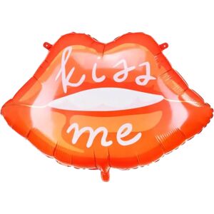 Party Deco Ballon en Aluminium - Levres Rouges Kiss Me - 86.5x65 cm