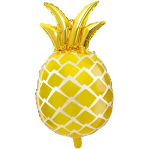 Party Pro Ballon Aluminium Metallise - Ananas Dore - 38x63cm