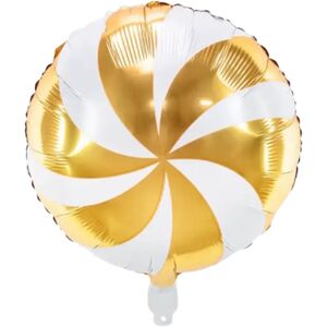 party deco Ballon Candy Metallise - Aluminium - Or - 35cm