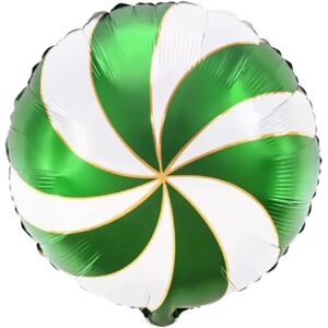 party deco Ballon Candy Metallise - Aluminium - Vert - 35cm