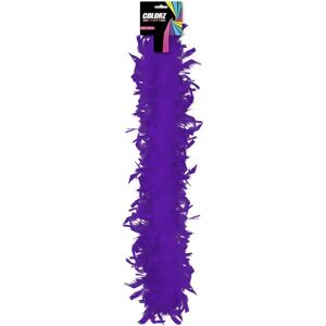 Boa en Plumes Violet - 180 cm