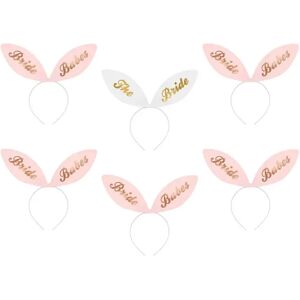 Party Deco Serre Tete Team Bride 29x25cm - Lot de 6