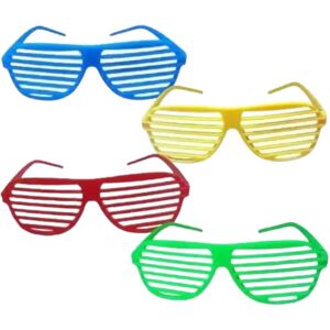 Lot de 12 Lunettes Store Neon Fluorescentes Multicolore