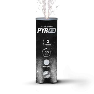 Jets de scene Pyrotech Pro 2 metres 30 secondes argent