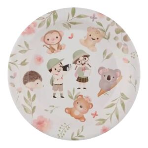 Assiette Anniversaire Explorateur - Lot de 10