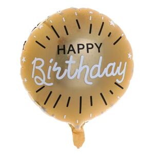 Ballon Aluminium Happy Birthday etincelant