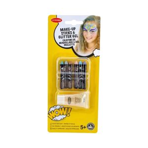 6 Crayons de maquillage effet perle + Tube Gel paillete