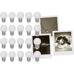 PACK 20 AMPOULES LED BLANC CHAUD