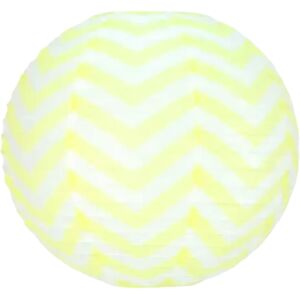 Party Pro Lanterne Japonaise chevrons Jaune 35cm