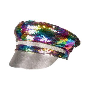 boland Casquette arc-en-ciel Argentee Reversible