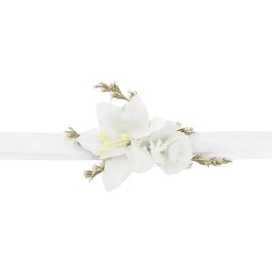 Corsage poignet de fleurs blanches