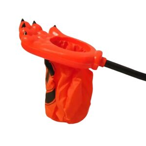 Baton sac a bonbons patte de diable ORANGE