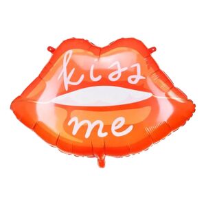 Party Deco Ballon en Aluminium - Levres Rouges Kiss Me - 86.5x65 cm