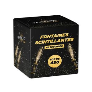 Sparklers Club Lot de 480 Fontaines Scintillantes - 60 secondes