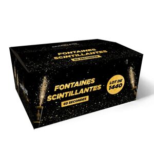 Sparklers Club Lot de 1 440 Fontaines Scintillantes - 60 secondes