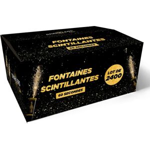 Sparklers Club Lot de 2 400 Fontaines Scintillantes - 60 secondes