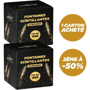 Sparklers Club 960 FONTAINES - 1 CARTON ACHETÉ, LE 2eme a -50%