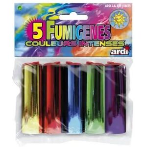 ARDI Assortiment de 5 fumigenes intenses 1 minute